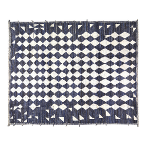Moroccan Hand Knotted Wool Rug, 8'3"x10'2"
