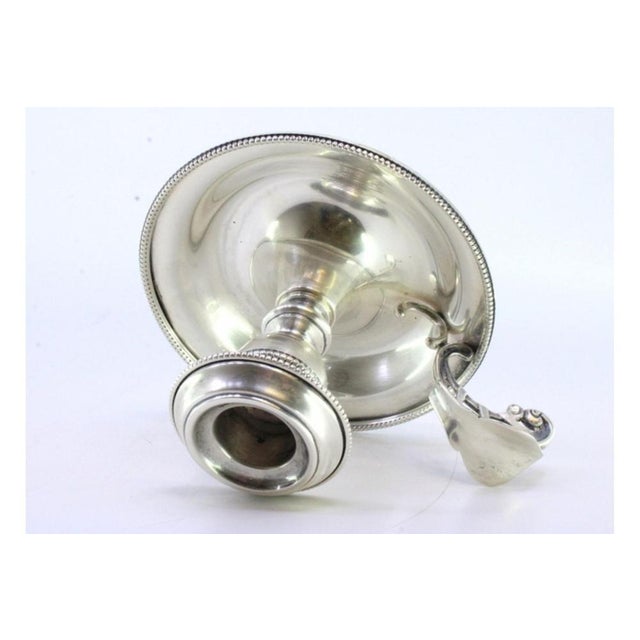 Silver Paddle with Pearly Borders Edge and Openwork Handle For Sale - Image 3 of 8