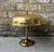 Italian Vintage Brass Dome Table Lamp For Sale - Image 3 of 8