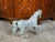 A French bronze horse statue from the mid 20th century, with great details and patina. Created in France during the...
