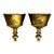 1960's Syroco Gold Painted Resin Wall Pockets For Sale