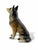 1960’s Royal Dux Porcelain German Shepherd Dog Statue Czechoslovakia For Sale - Image 4 of 6