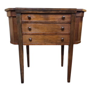 1920s White Rotary Martha Washington Sewing Machine Cabinet