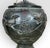 Late 19th Century Antique Japanese Meiji Period Patinated Bronze Vase Table Lamp With High Relief Bird and Flower Silk Pagoda Shade For Sale - Image 5 of 13