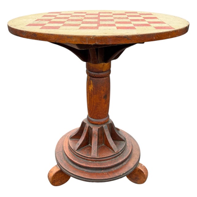 Cabin 19th Century American Games Table For Sale - Image 3 of 15