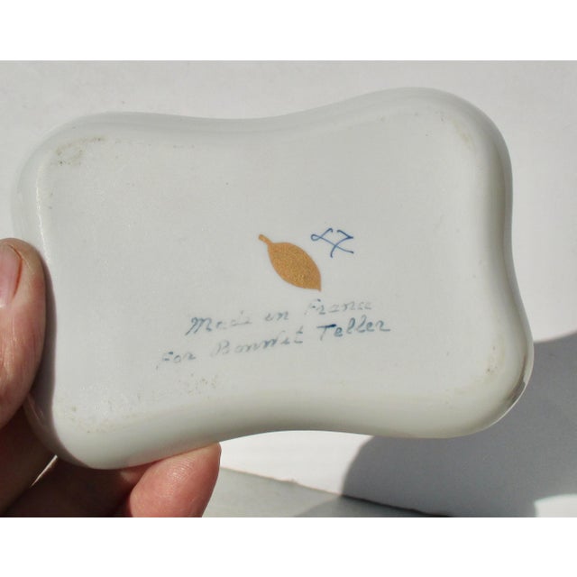 Late 20th Century Porcelain Tray for Bonwit Teller 80s' For Sale - Image 5 of 6