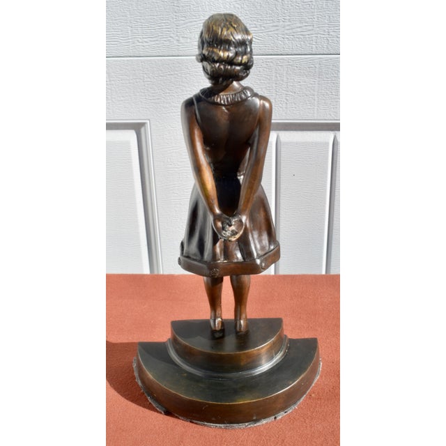 French Art Deco Style Bronze Bookends Flirt Lovers For Sale - Image 18 of 18