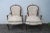 French Pair of Side Living Bed Room Den Fireplace Chairs For Sale - Image 11 of 13