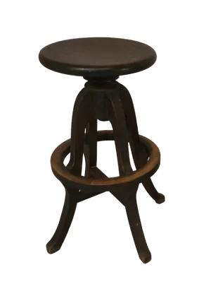 Early 20th Century Antique Oak Stool