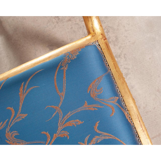 Pair of Italian Neoclassical Giltwood Camel Stool Benches For Sale - Image 10 of 18