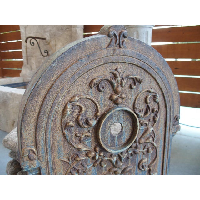 Mid 20th Century Small Cast Iron Fountain From Toulouse, France, 20th Century For Sale - Image 5 of 12
