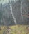Forest Landscape Oil Painting, Ukrainian Art, 1950s For Sale