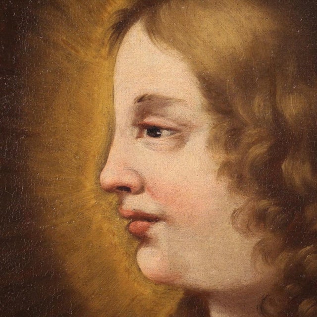Italian Artist, Saint, 1770, Oil on Canvas For Sale - Image 12 of 15