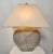 Sand Elegant 1980s Ceramic Pencil Reed Lamp Signed For Sale - Image 8 of 9