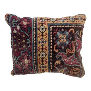 Pillow With Antique Rug For Sale