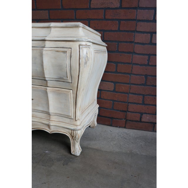 French Provincial Karges Painted Ccountry French Nightstands For Sale - Image 3 of 11