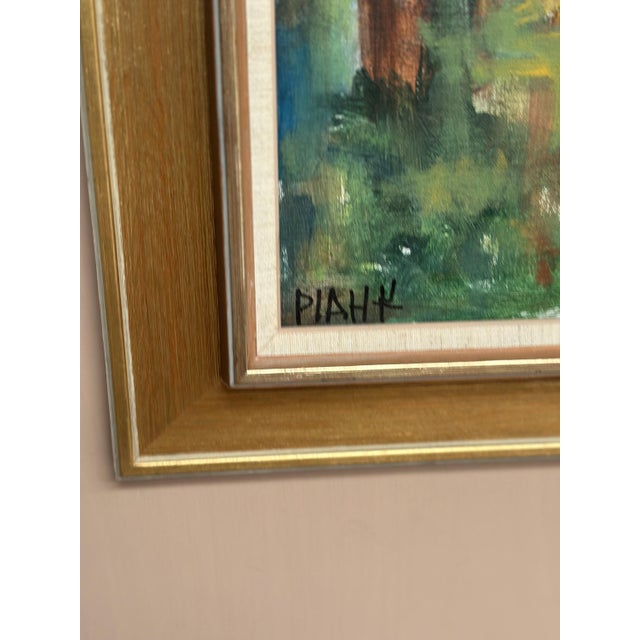 Pia Hesselmark‑Campbell, Neighbor's House, 1960s, Oil on Canvas, Framed For Sale - Image 4 of 18