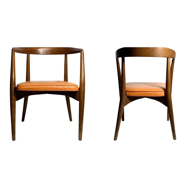 Lawrence Peabody Arm Chairs - A Pair For Sale