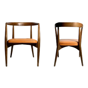 Lawrence Peabody Arm Chairs - A Pair