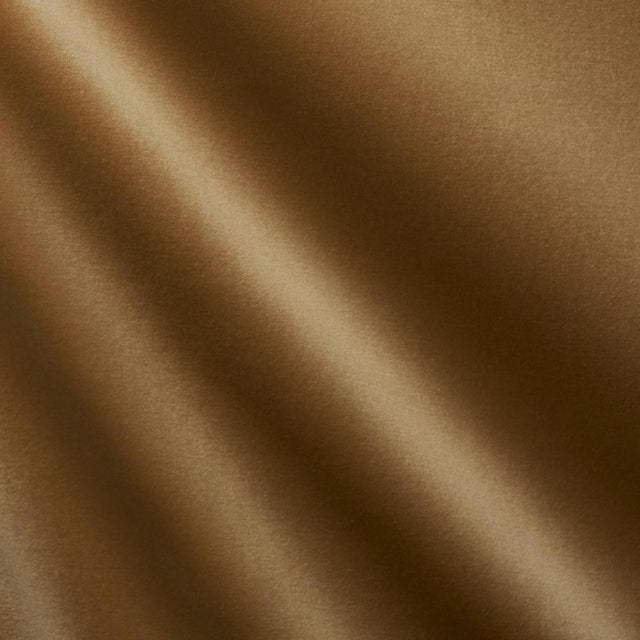 Schumacher Rocky Performance Velvet Fabric In Camel For Sale