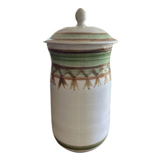 Vintage Studio Pottery Canister For Sale