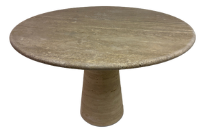 Italian Travertine Dining Table, 2010s
