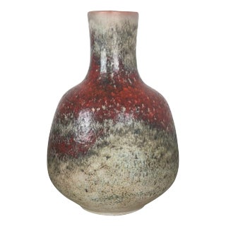 Abstract Ceramic Pottery Vase from Karlsruher Majolika, Germany, 1950s For Sale