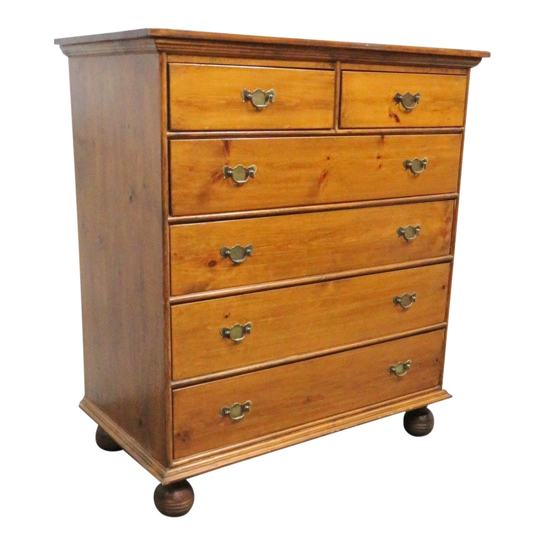 William Mary Custom Made Pine Chest Chairish