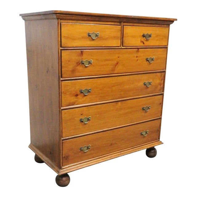 William Mary Custom Made Pine Chest Chairish