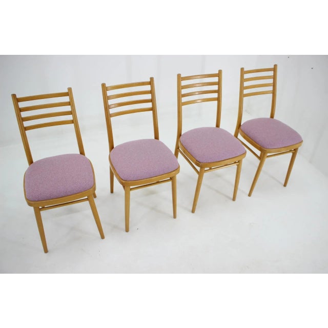 Mid-Century Modern Mid-Century Dining Chairs from Interier Praha, 1970s, Set of 4 For Sale - Image 3 of 9