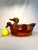 Asian Folk Art Duck Wicker Lidded Basket For Sale - Image 9 of 11