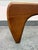 Isamu Noguchi Style Glass + Wood Coffee Table For Sale - Image 9 of 12