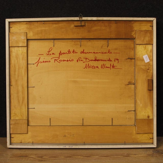 Italian Artist, Popular Scene, Oil on Board, 1970, Framed For Sale - Image 11 of 16