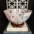 Mid 20th Century Large Chinese Famille Rose Porcelain Bowl With Birds, Lotus & Butterflies on Carved Wood Stand For Sale - Image 13 of 13
