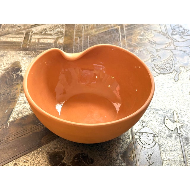 Ceramic Elsa Peretti for Tiffany & Co Terracotta Bowl For Sale - Image 7 of 7