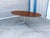 Brown 1980s Mid Century Walnut and Chrome Dining Table Styled After Knoll For Sale - Image 8 of 10