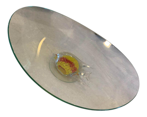 Blown Glass Angel Fish Platter