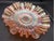 This marvelous Fenton Stippled Rays Water-droplets pattern with three-in-one ruffled edge, setting on a small platform...