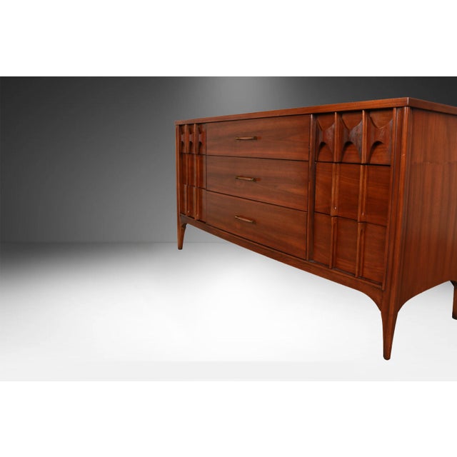 1970s Kent Coffey Perspecta Triple Dresser Credenza Mid-Century Modern For Sale - Image 5 of 10