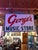 Metal Large Vintage "George's Music Store" Commercial Hanging Sign For Sale - Image 7 of 12