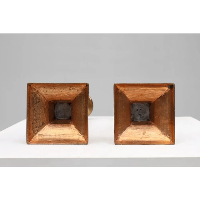 French Candlesticks in Bronze, 1890s, Set of 2 For Sale - Image 10 of 11