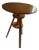 MCM Solid Yellow Pine ‘Screw’ Top Tri-Leg Table For Sale