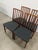 Wood Set of 4 Vintage Mid Century Modern Dining Chairs Attributed to McIntosh For Sale - Image 7 of 8