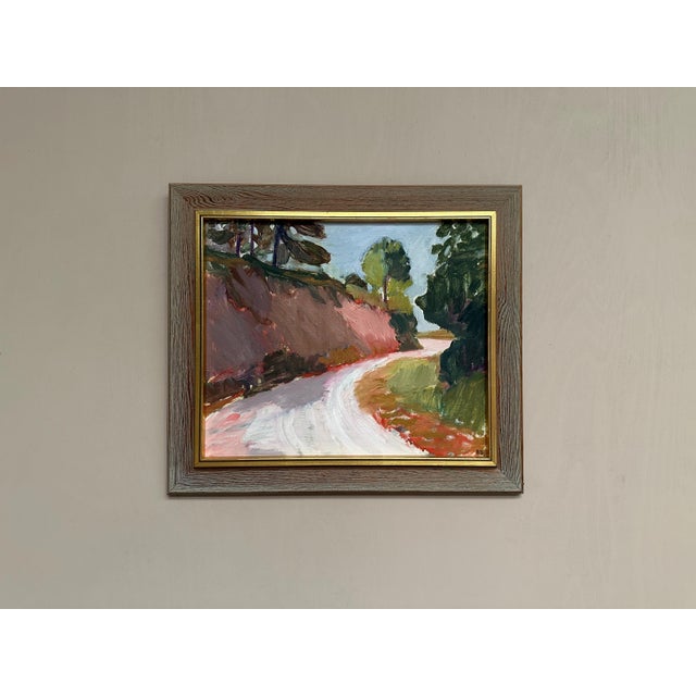 Bente Bjerregaard, Warm Day, France, 1982, Oil on Canvas, Framed For Sale - Image 14 of 18