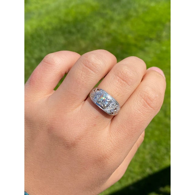 The Yateritas: Ladies White Gold Diamond Engagement Ring. Crafted in bright 14 karat white gold, this ladies engagement...