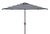 Iris Fashion Line 7.5 Ft Square Umbrella, Navy & White Stripe For Sale In Philadelphia - Image 6 of 6