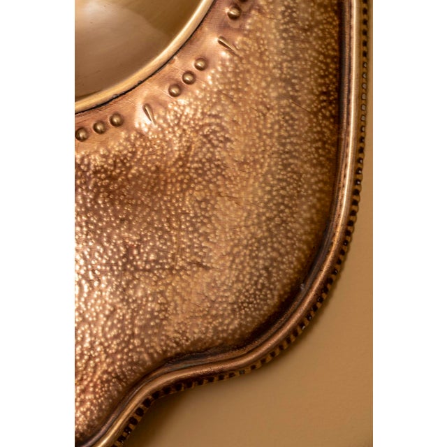 Hollywood Regency Brass Wall Sconces, 1970s, Set of 2 For Sale - Image 6 of 9