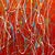 Textile Celebrate Now - Abstract Warm Red Yellow Expressionist Textural Drip Painting by Marc Raphael For Sale - Image 7 of 9