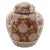 Gold Imari Red Sienna 6” Ginger Jar For Sale