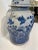 Chinoiserie Blue and White Asian Jinger Jar For Sale - Image 3 of 9